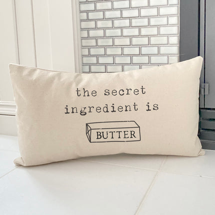 Secret Ingredient - Rectangular Canvas Pillow