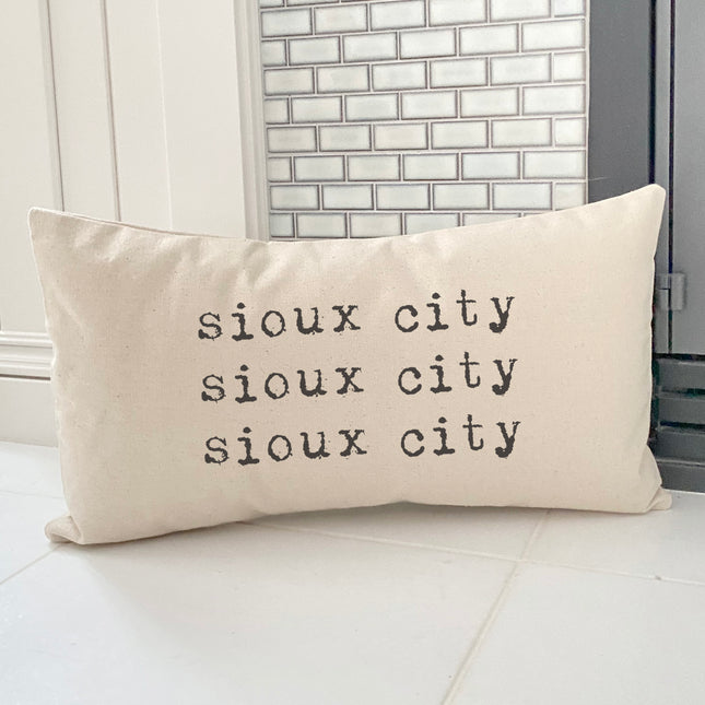 Triple Repeats - Custom Rectangular Canvas Pillow