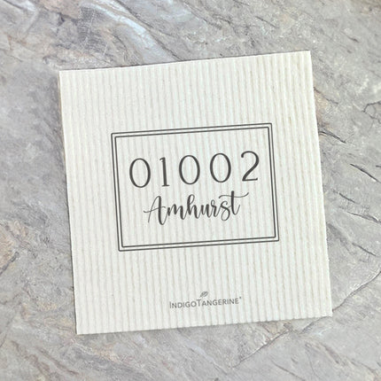 Rectangle Zip, City - Custom Swedish Dish Cloth