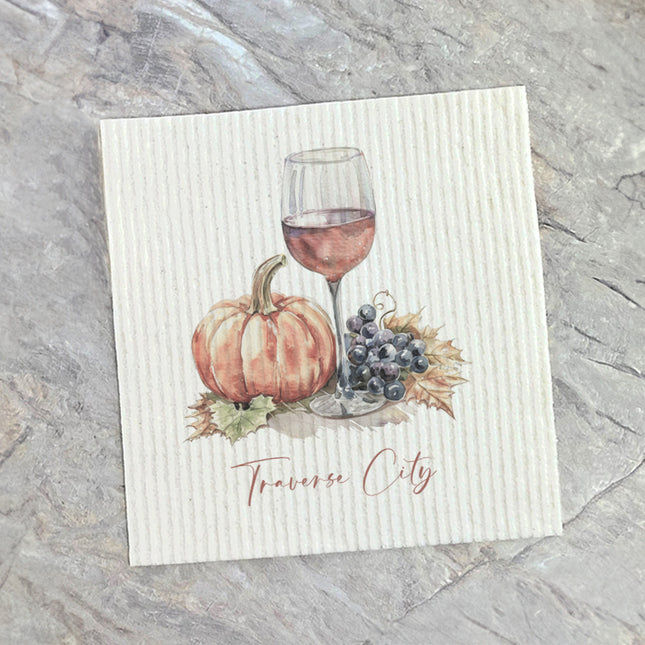 Wine Setting - Custom Swedish Dish Cloth