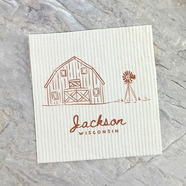 Simple Barn - Custom Swedish Dish Cloth
