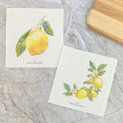 Lemon Branches - Summer 2pk Swedish Dish Cloth