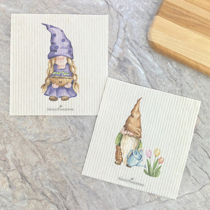 Garden Gnome  - 2pk Swedish Dish Cloth
