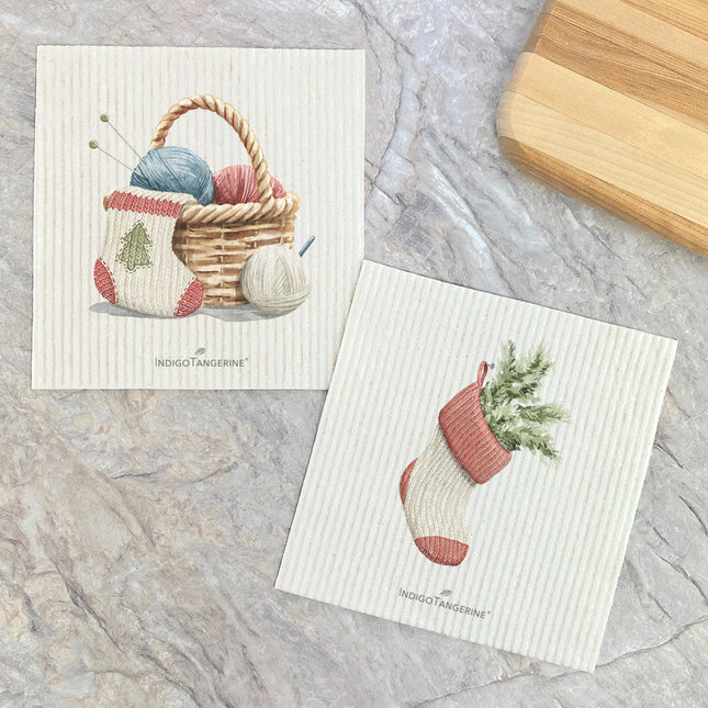 Fairytale Stockings  - 2pk Swedish Dish Cloth