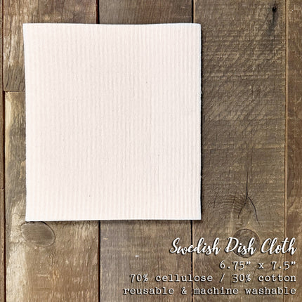 Rectangle Zip, City - Custom Swedish Dish Cloth