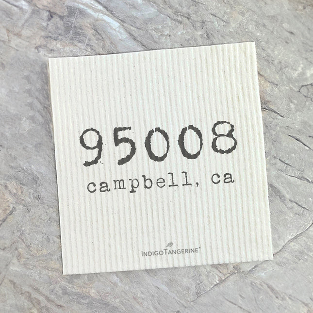 Zip Code - Custom Swedish Dish Cloth
