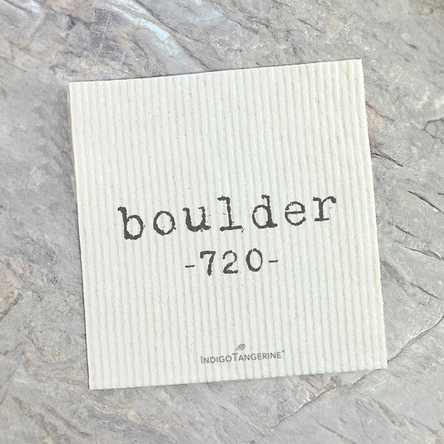 Area Code - Custom Swedish Dish Cloth