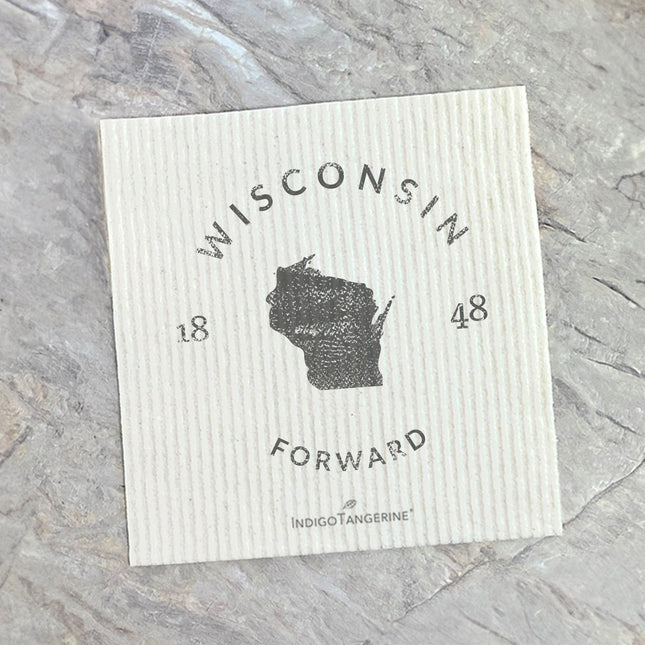 State Badge and Motto - Custom Swedish Dish Cloth