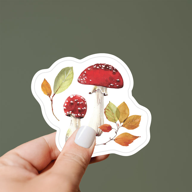 Forest Mushrooms - Vinyl Sticker