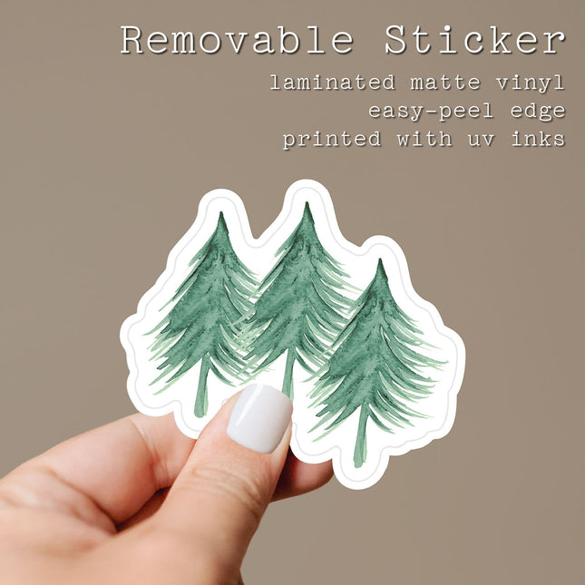 Three Tree's - Vinyl Sticker