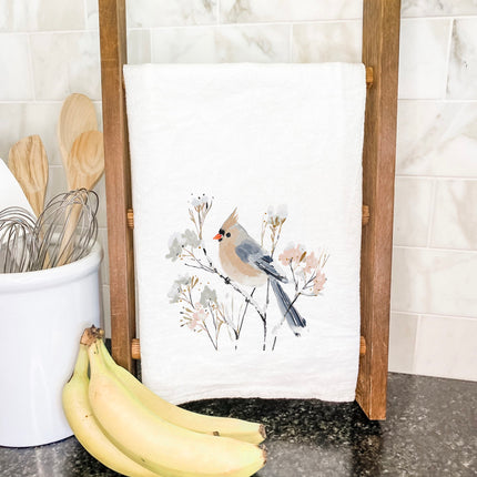 Little Winter Bird - Customizable Cotton Tea Towel
