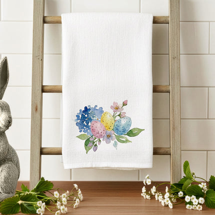 Spring Easter Egg Bouquet - Cotton Tea Towel