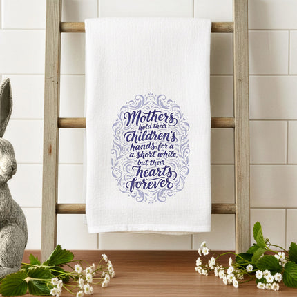 Mothers Hold Hands - Cotton Tea Towel
