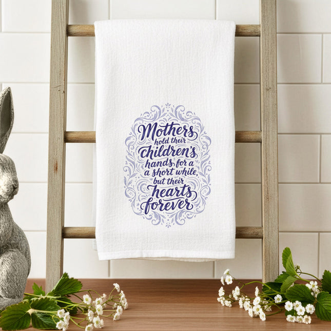 Mothers Hold Hands - Cotton Tea Towel