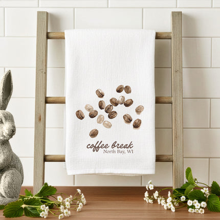 Coffee Break - Custom Cotton Tea Towel