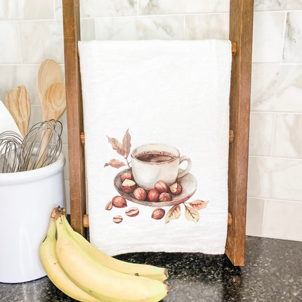 Hazelnut Coffee - Customizable Cotton Tea Towel