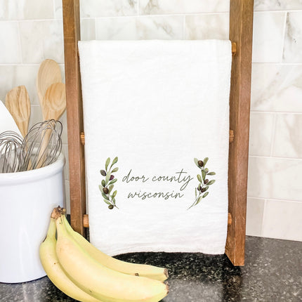 Olive Frond - Custom Cotton Tea Towel