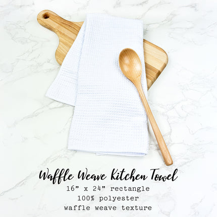 Hanukkah Pattern - Custom Waffle Weave Towel