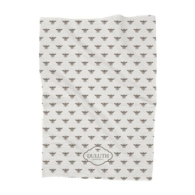 Bee Motif - Custom Waffle Weave Towel