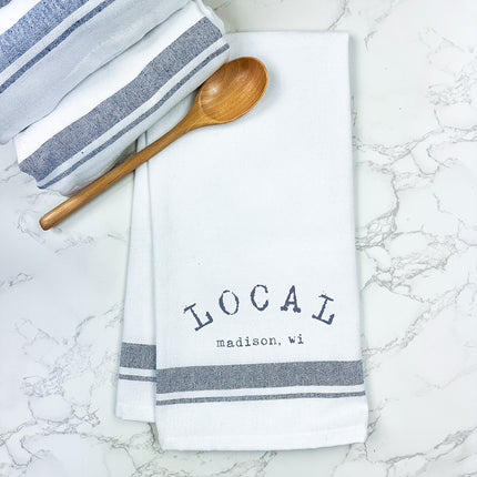 LOCAL City, State - Custom Premium Farmhouse Towel