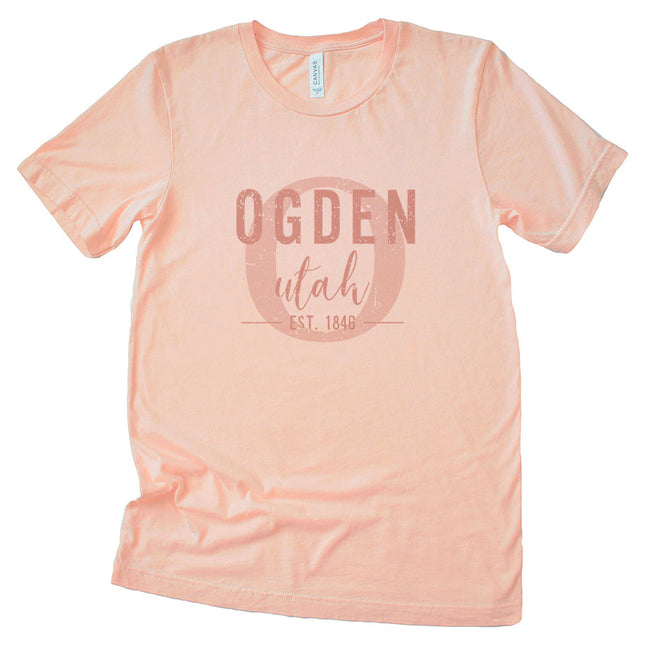 City and State w/ Initial - Custom T-Shirt