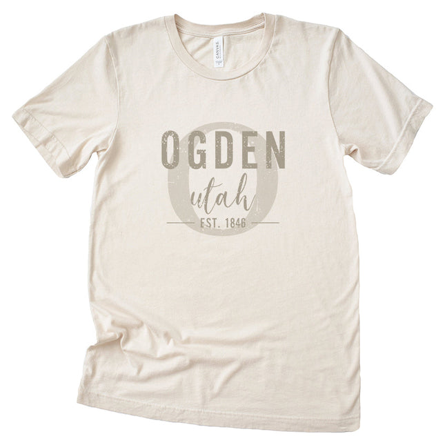 City and State w/ Initial - Custom T-Shirt