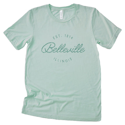 Vintage Script City w State EST - Custom T-Shirt