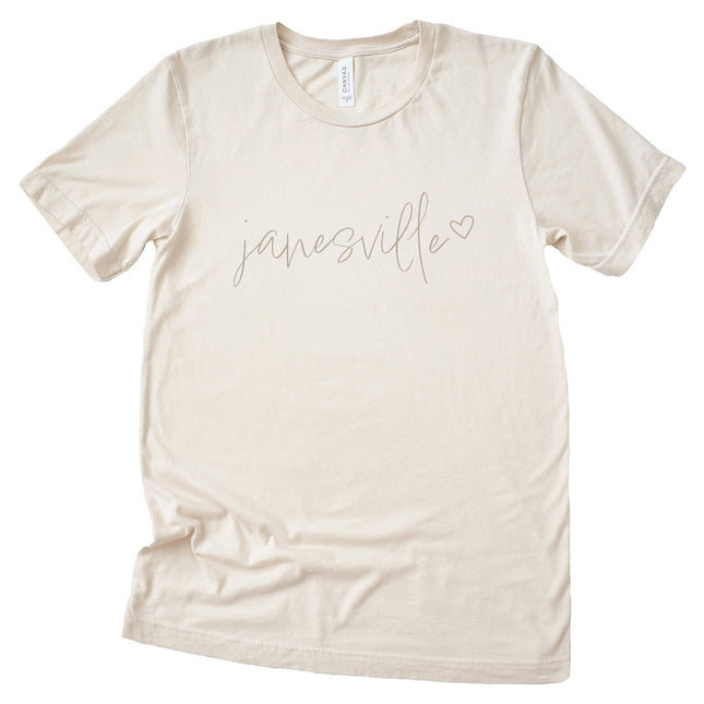 Cursive Heart - Custom T-Shirt