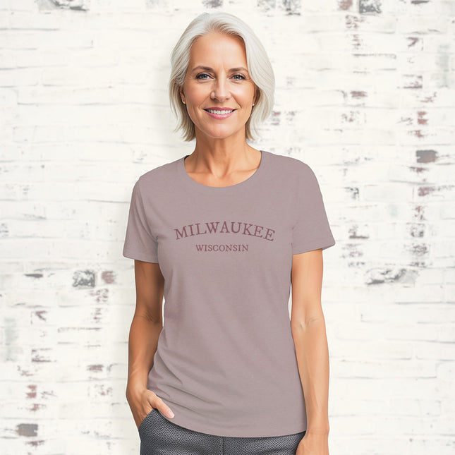 Arched City/State - Custom Women's T-Shirt