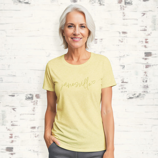 Cursive Heart - Custom Women's T-Shirt