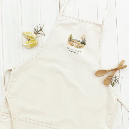 No Place I'd Rather Be w/ City, State - Custom Women's Apron