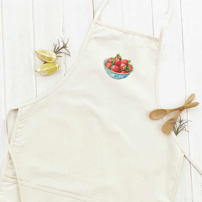 Bowl of Strawberries - Summer Women's Apron