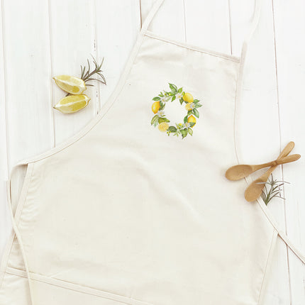 Lemon Wreath - Summer Women's Apron
