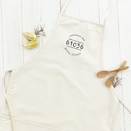 Established Zip/City - Custom Women's Apron