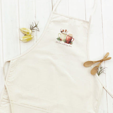 Hot Cocoa and Holiday Cheer - Winter Women's Apron
