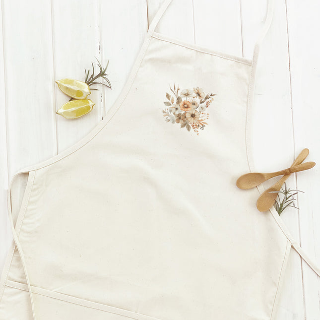 Fall Flowers - Customizable Women's Apron