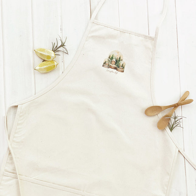 Holiday Snow Globes - Custom Women's Apron
