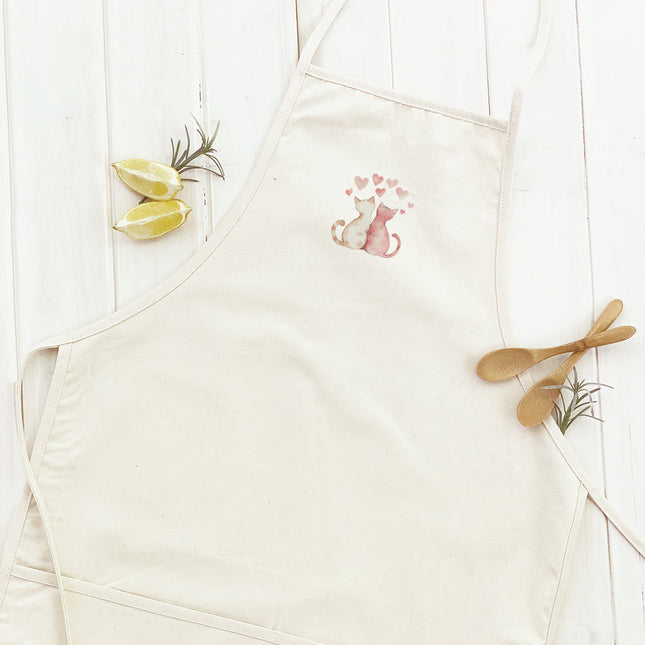 Valentine Cats - Valentine's Day Women's Apron