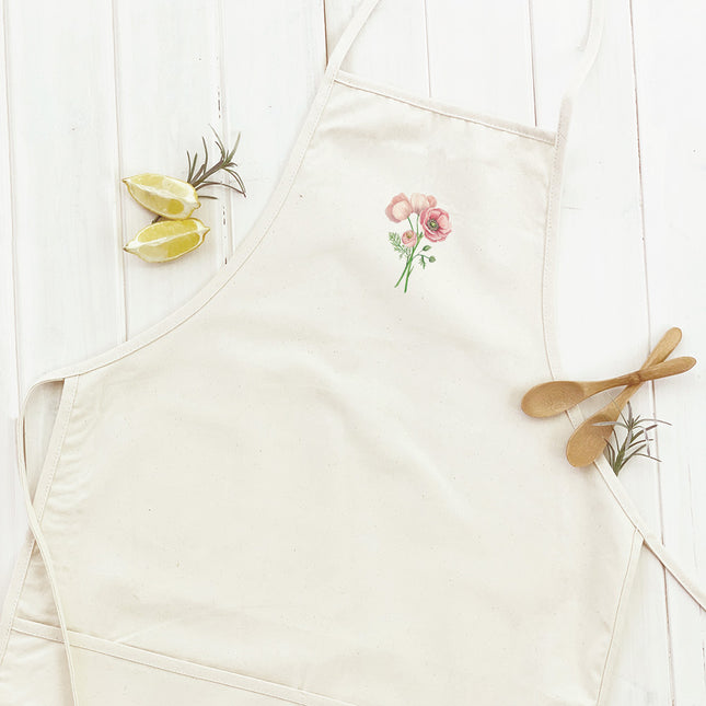 Pink Bouquet - Spring Women's Apron