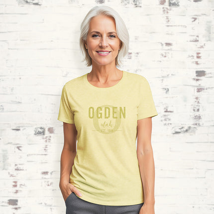 Initial With City, State, Est - Custom Women's T-Shirt