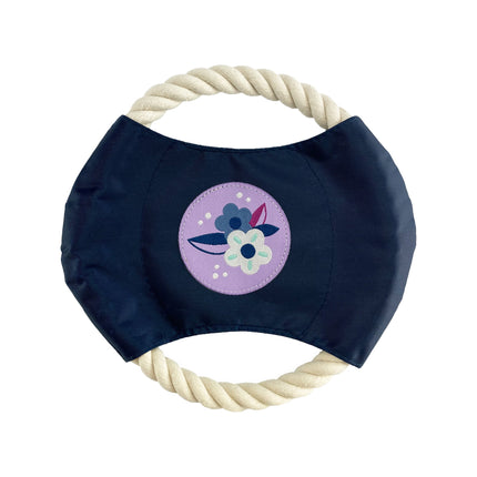 Metro Floral - Dog Rope Disc Toy