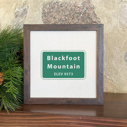 Elevation Sign - Custom Framed Sign