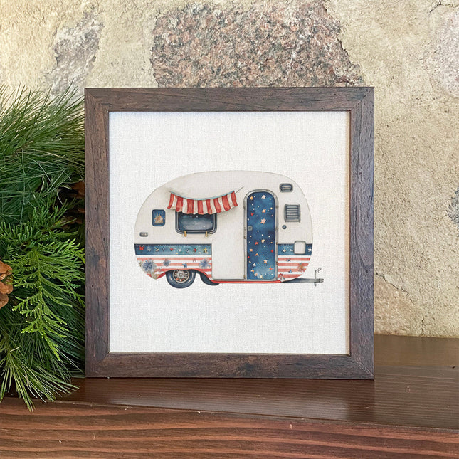 Starry Camper - Framed Sign