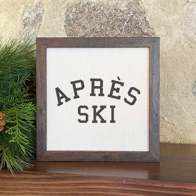 Apres Ski - Framed Sign