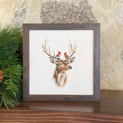 Cardinal Crown - Customizable Framed Sign