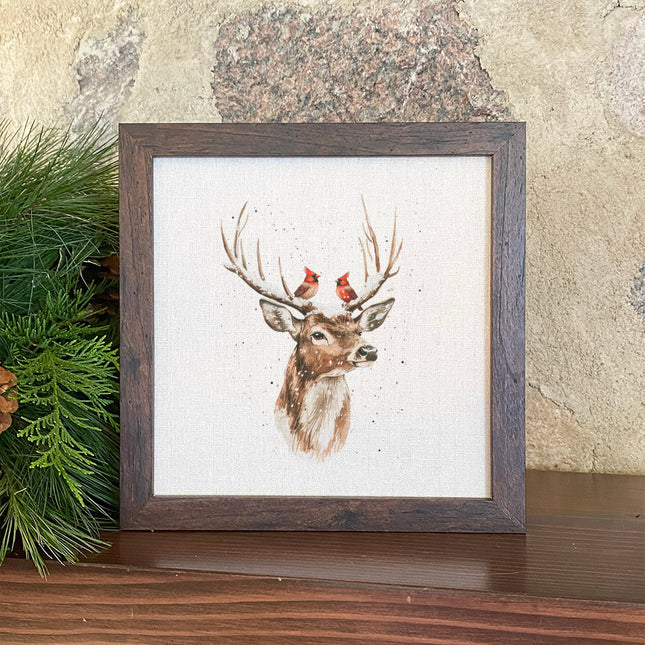 Cardinal Crown - Customizable Framed Sign