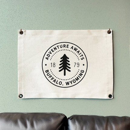 Tree Stamp - Custom Canvas Wall Hanging