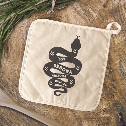 Snake Silhouette - Custom Cotton Pot Holder