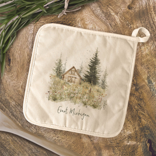 Spring Cabin - Custom Cotton Pot Holder