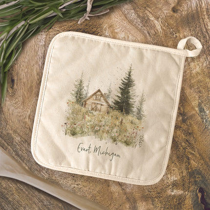 Spring Cabin - Custom Cotton Pot Holder